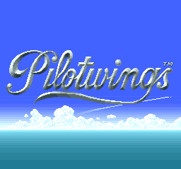 Pilotwings (Europe) Title Screen